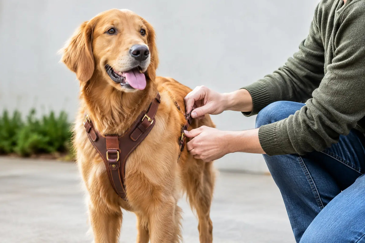 Choosing a Leather Dog Harness That Fits