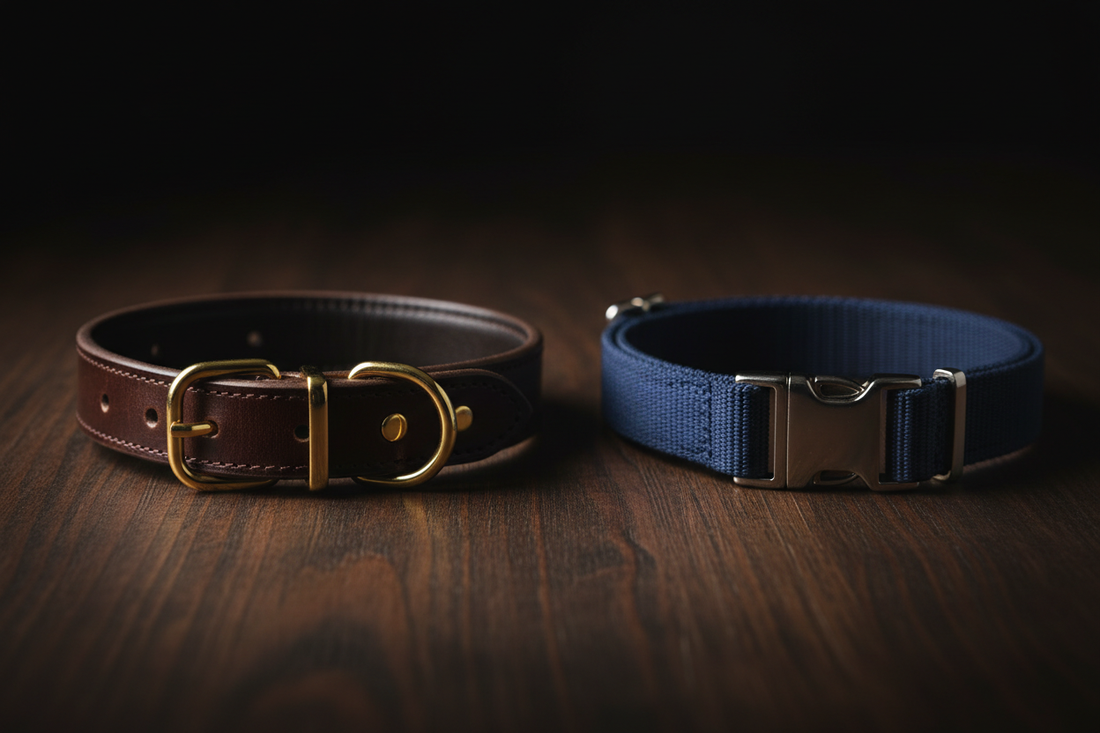 Leather vs Nylon Dog Collar: Which Is Better for Your Dog?