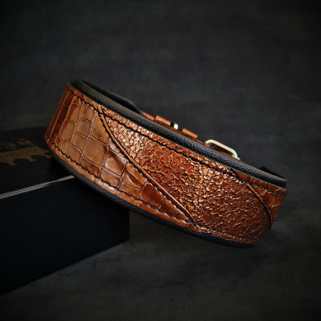 Leather Dog Collar – Korona, Brown