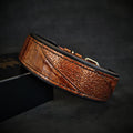 Leather Dog Collar – Korona, Brown
