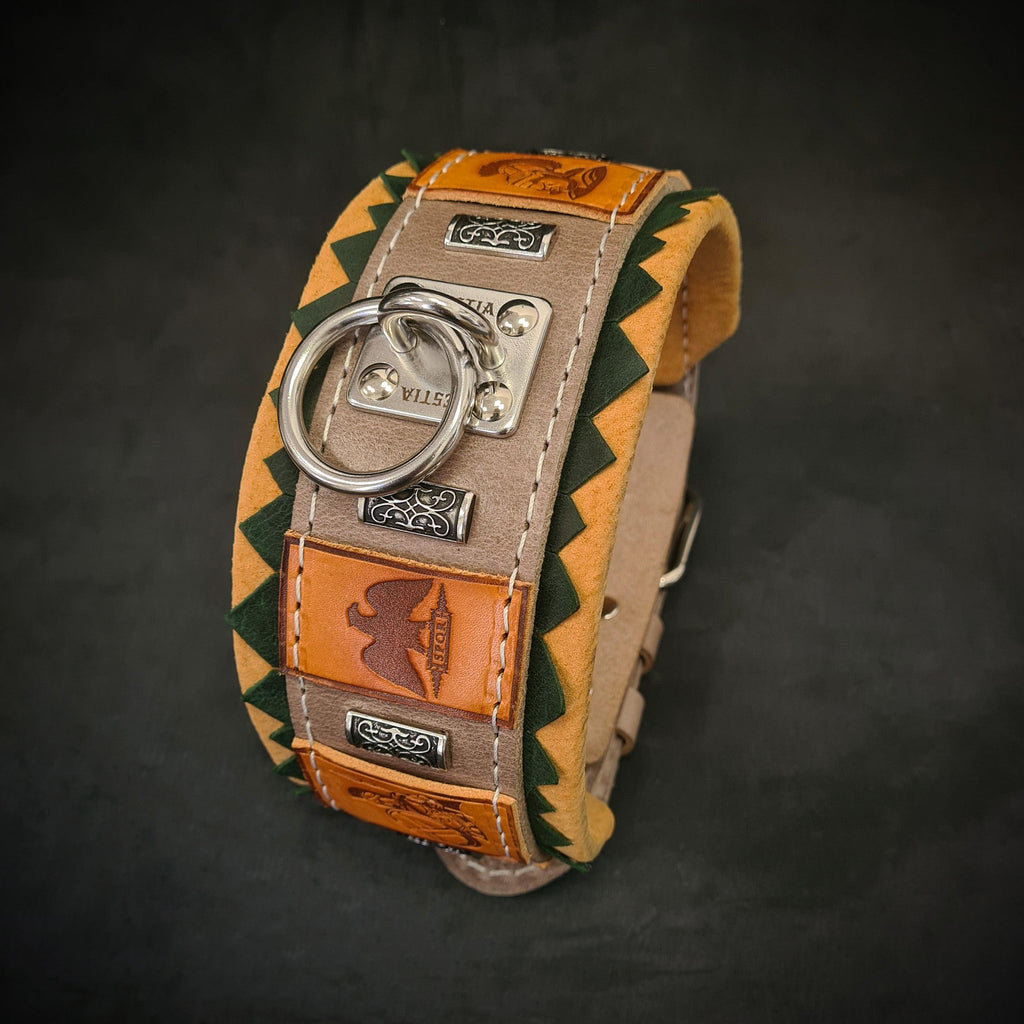 Leather Dog Collar – SPQR Style