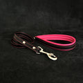 Leather Dog Leash – "Cobra", Black | 110 cm