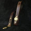 Leather Dog Leash – "Maximus", Brown | 90 cm