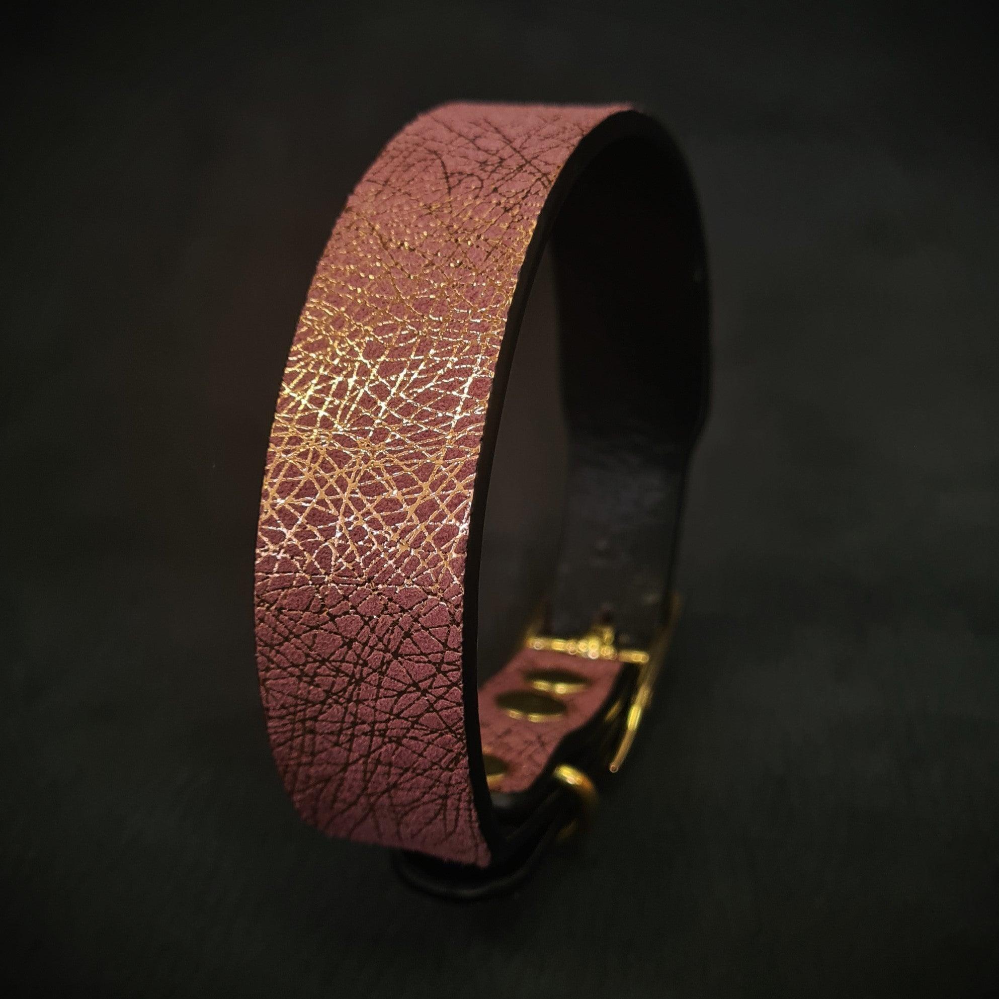 Leather Puppy Collar – Nostalgia Rose Style
