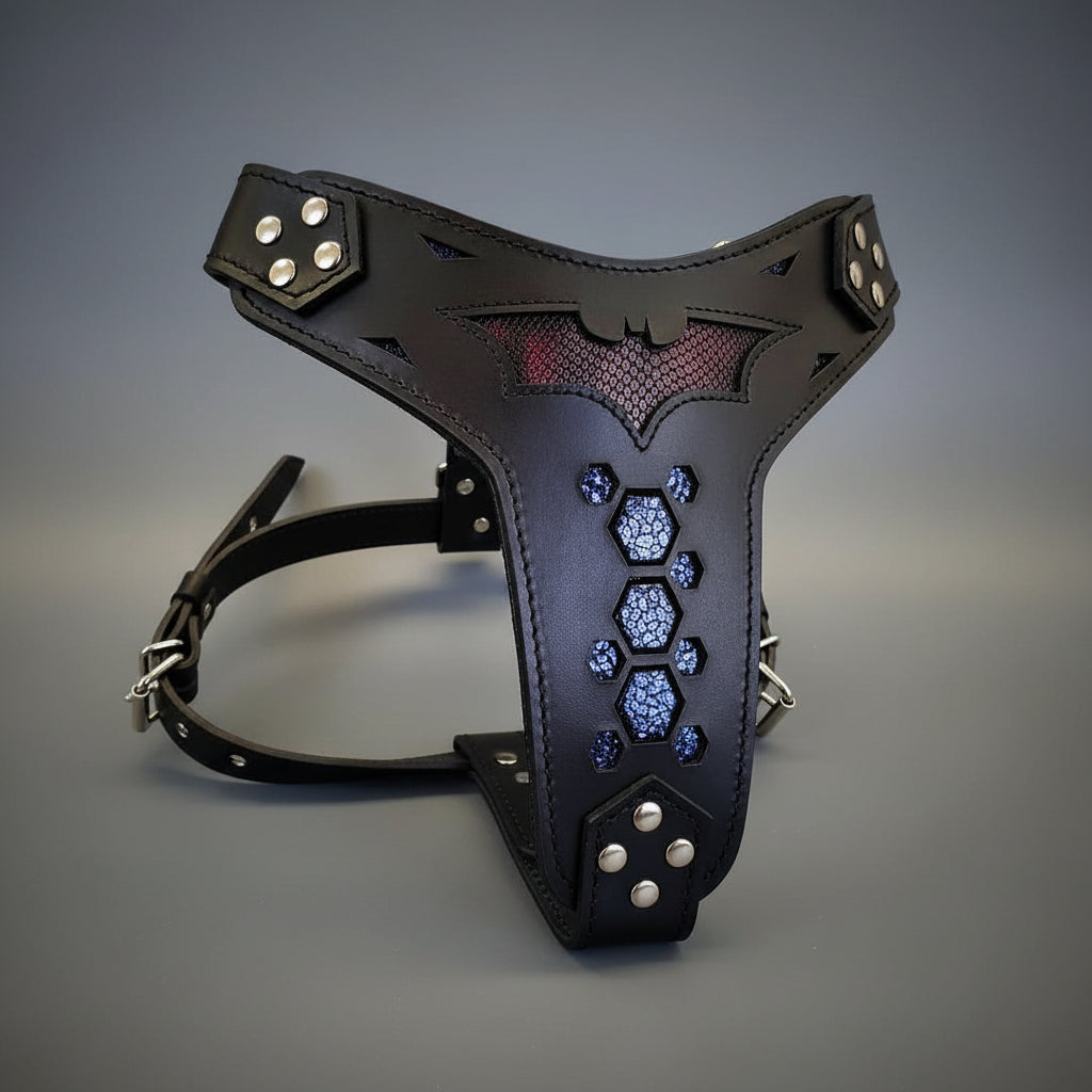 "BATDOG" Handmade Leather Dog Harness | M to XXL | by Bestia Dog Gear