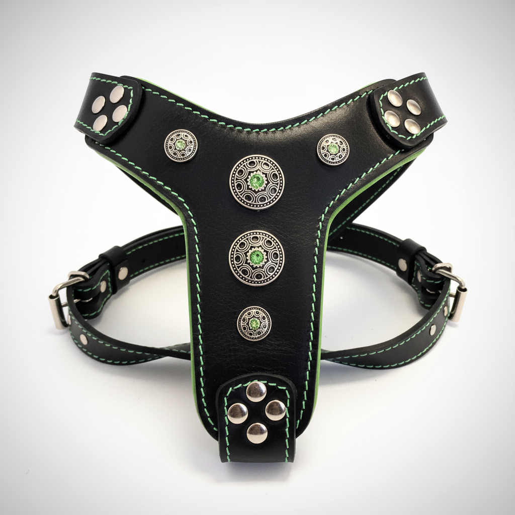 Bijou Black Green Close-up