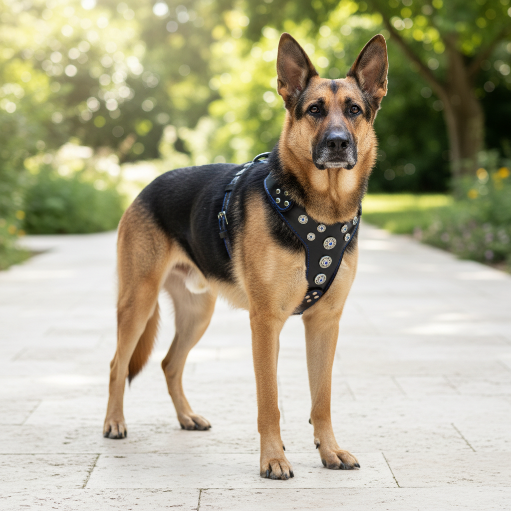 Bijou Blue Harness Lifestyle