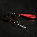 Leather Dog Leash – Soft, Black | 1 Meter