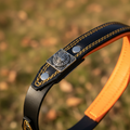 Eros Black & Orange Leash – Handle Detail