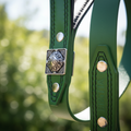 Eros Green Leash – Handle Detail