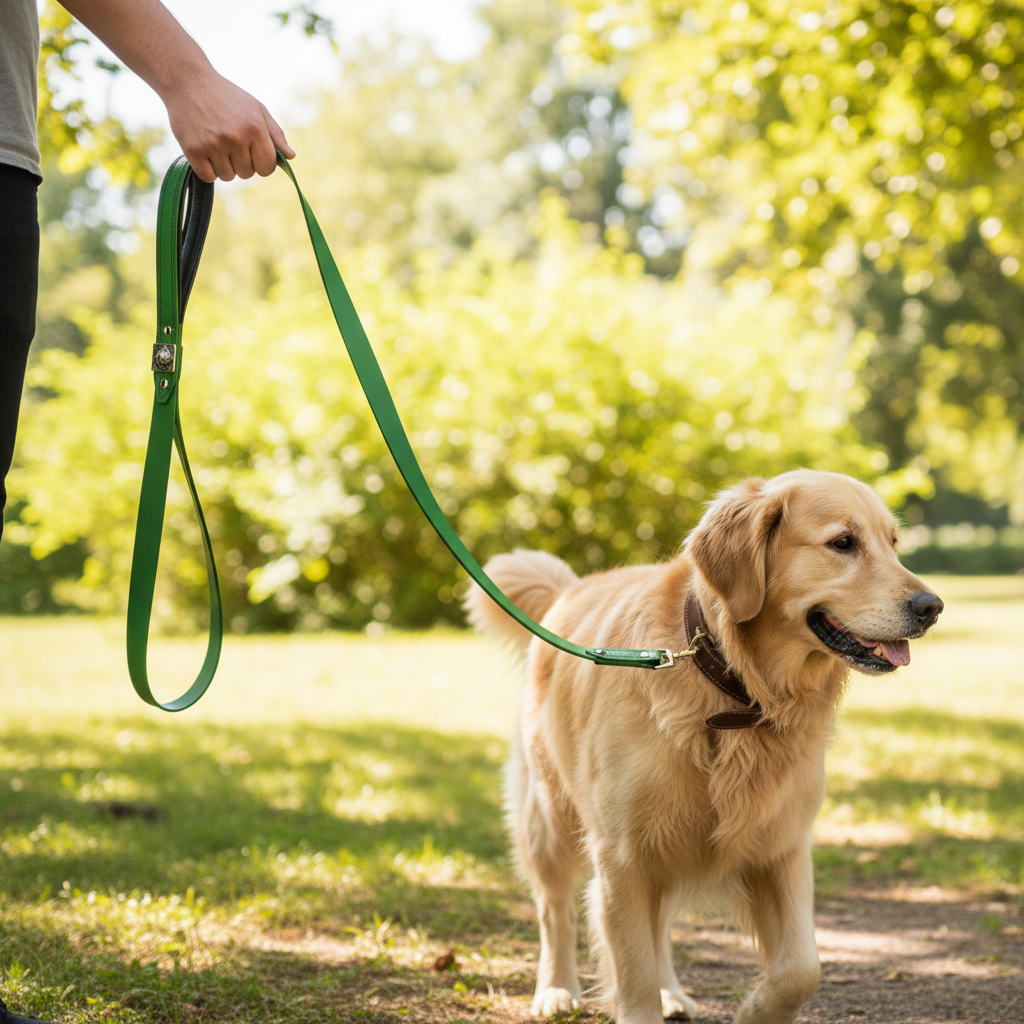 Eros Green Leash – Lifestyle