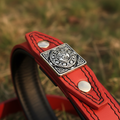 Eros Red Leash – Handle Detail