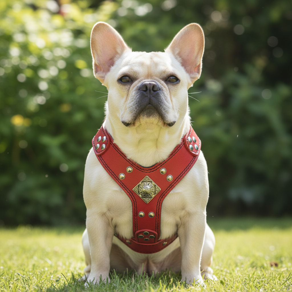 Eros Red Leather Harness Lifestyle
