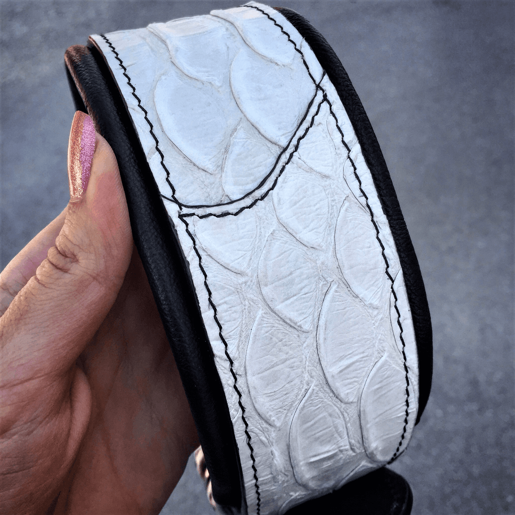 Leather Dog Collar – Dragon Scale, Limited Edition