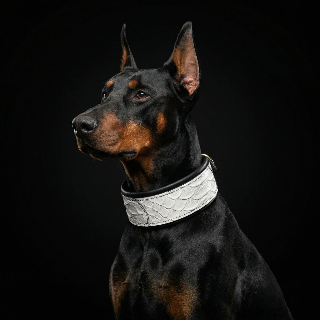 Leather Dog Collar – Dragon Scale, Limited Edition