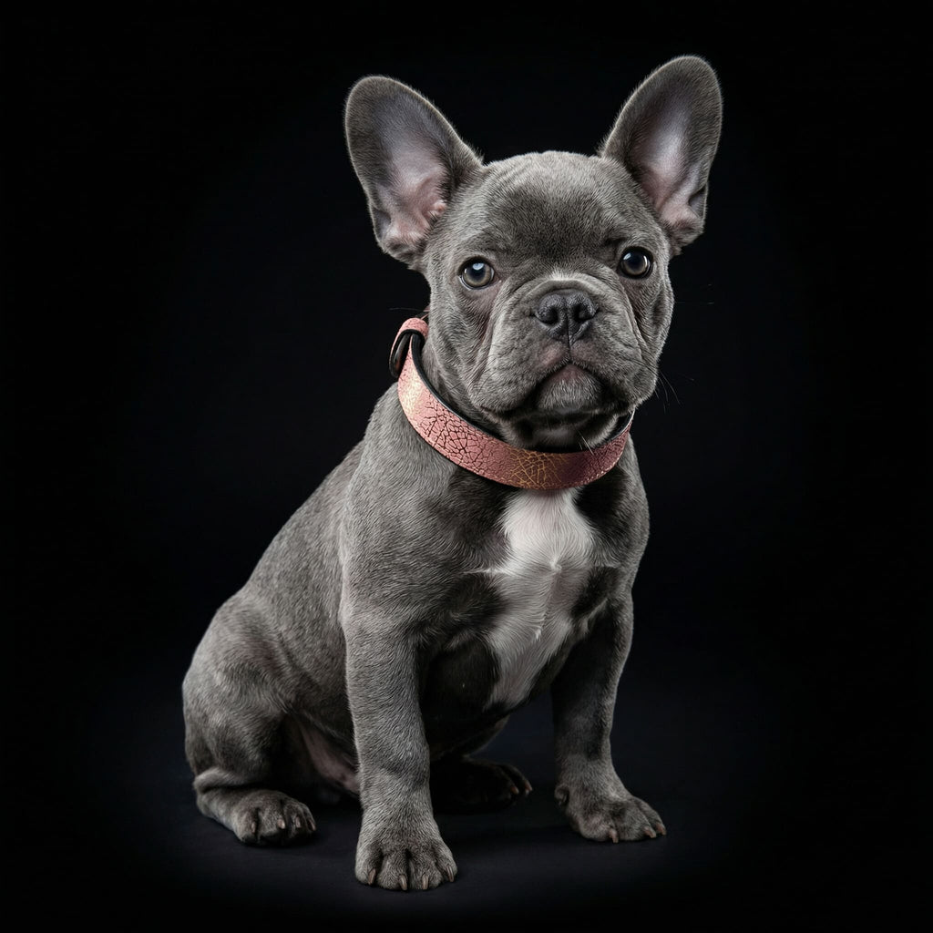 Leather Puppy Collar – Nostalgia Rose Style