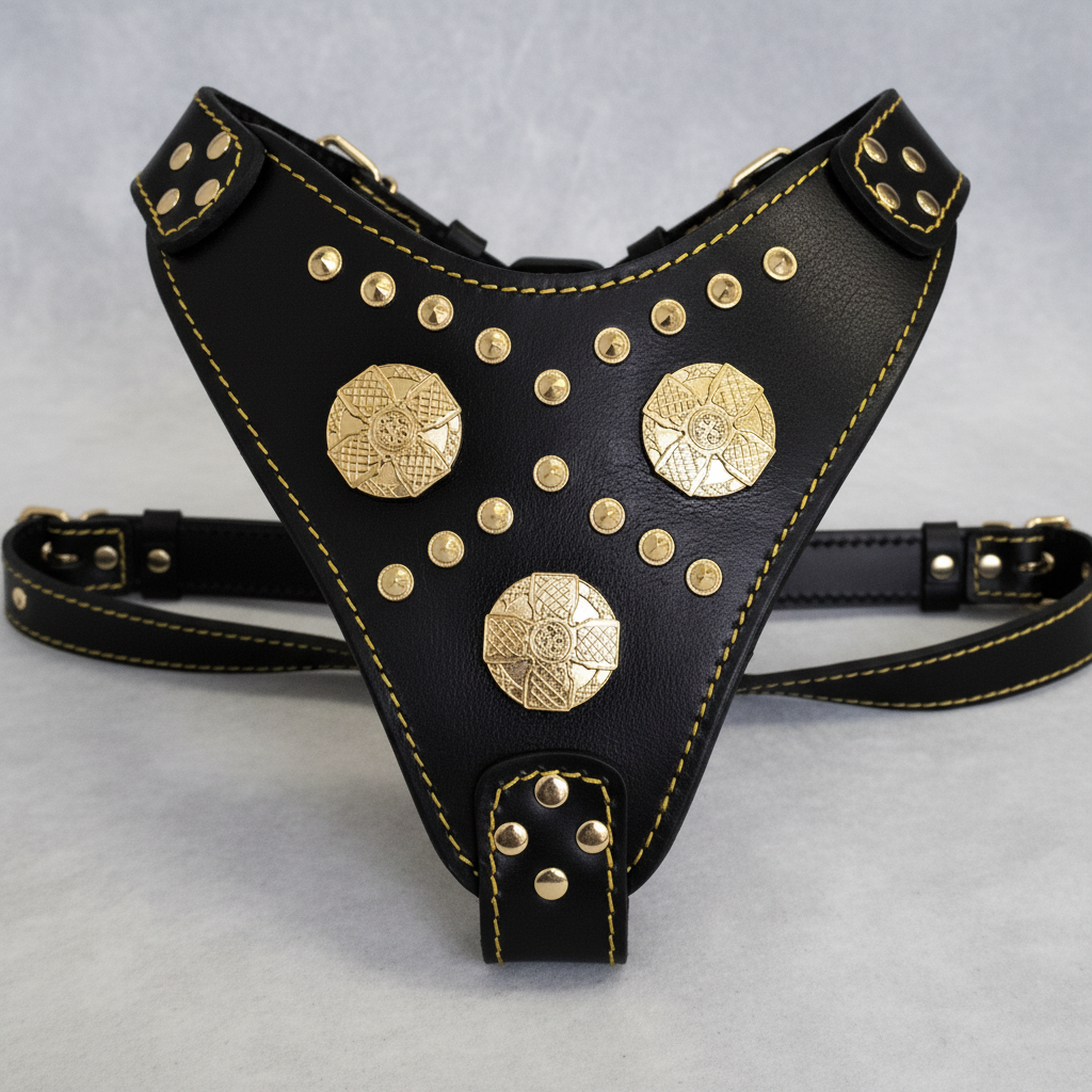 Maximus Black & Gold Close-up
