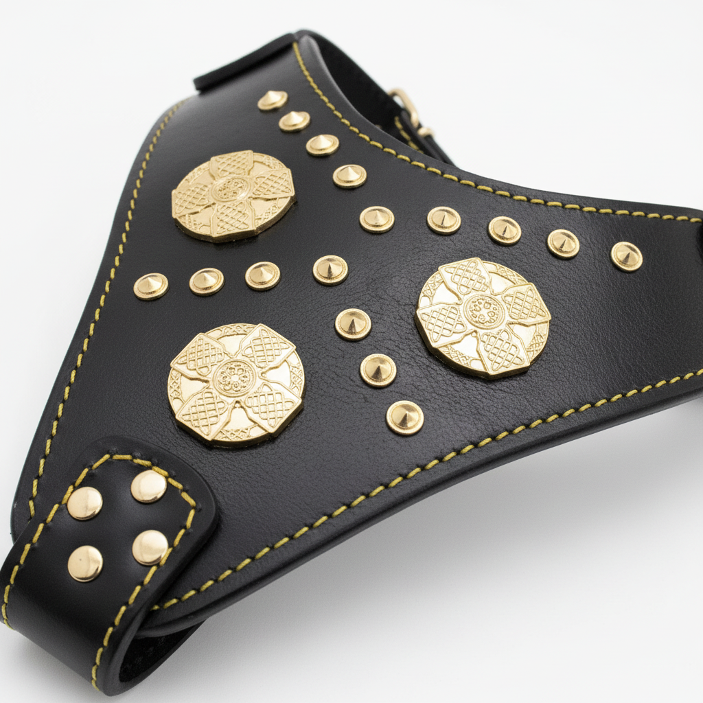Maximus Black & Gold Close-up