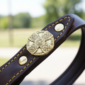Maximus Brown Leash – Handle Detail