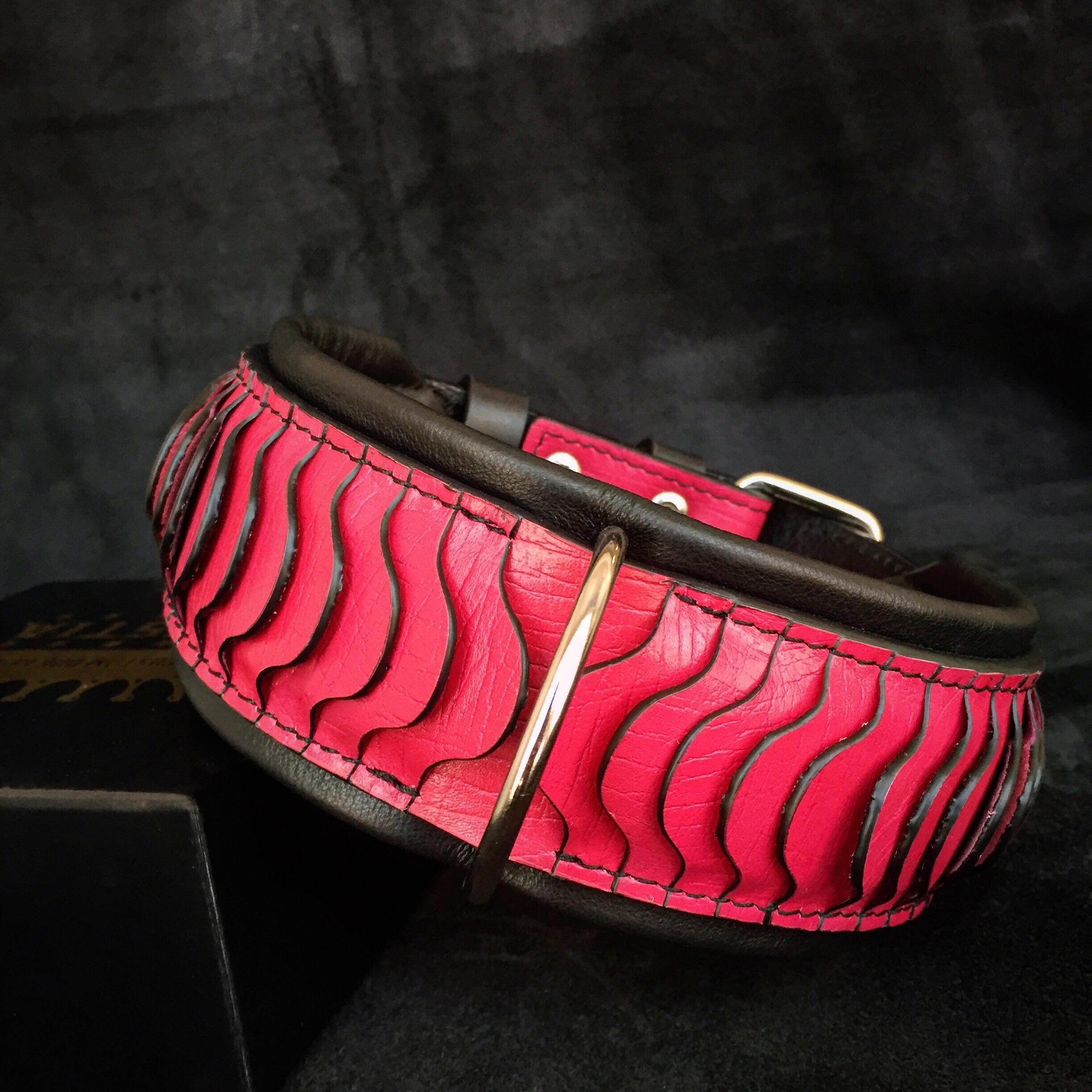 Studded Leather Dog Collar – Spine Style