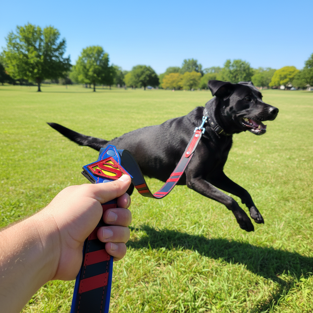 Superdog Superman Leash – Lifestyle